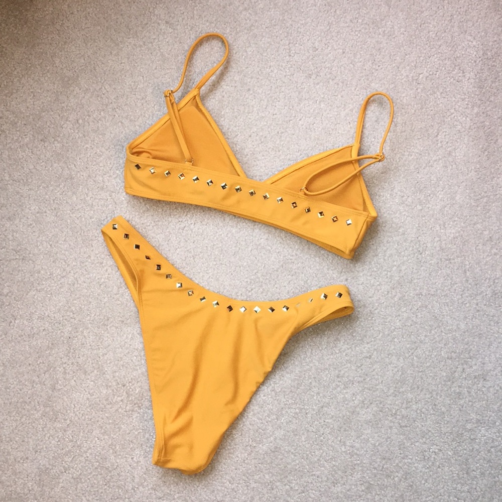 Mustard swim suit - Picture 3 of 3